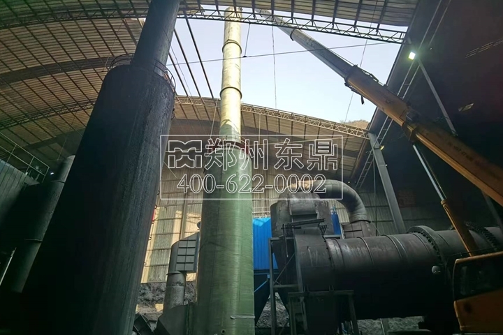 春节前东鼎各地大型煤泥烘干机工程项目建设快速推进！